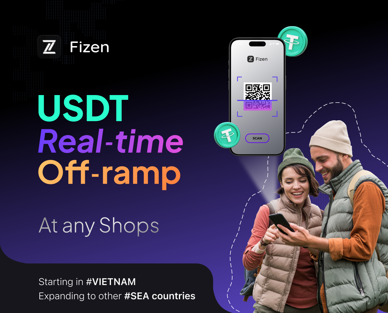 Scan To QR Pay At Any Shops