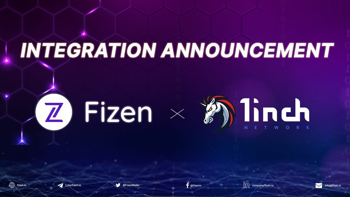 Fizen x 1inch Network: Bringing Native Swap and 1INCH Token Payments to Fizen Wallet