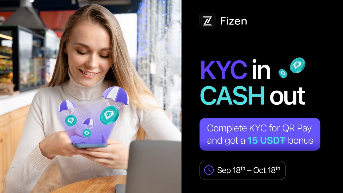 Complete KYC and Claim Your 15 USDT Bonus on QR Pay