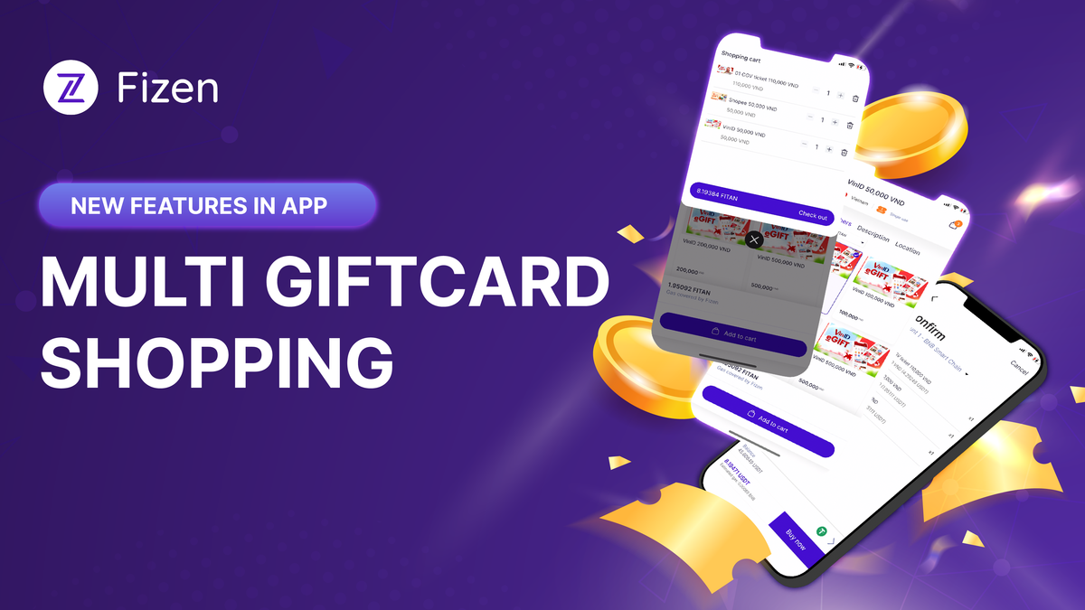 Announcing Multi Gift Cards Shopping in Fizen Super App