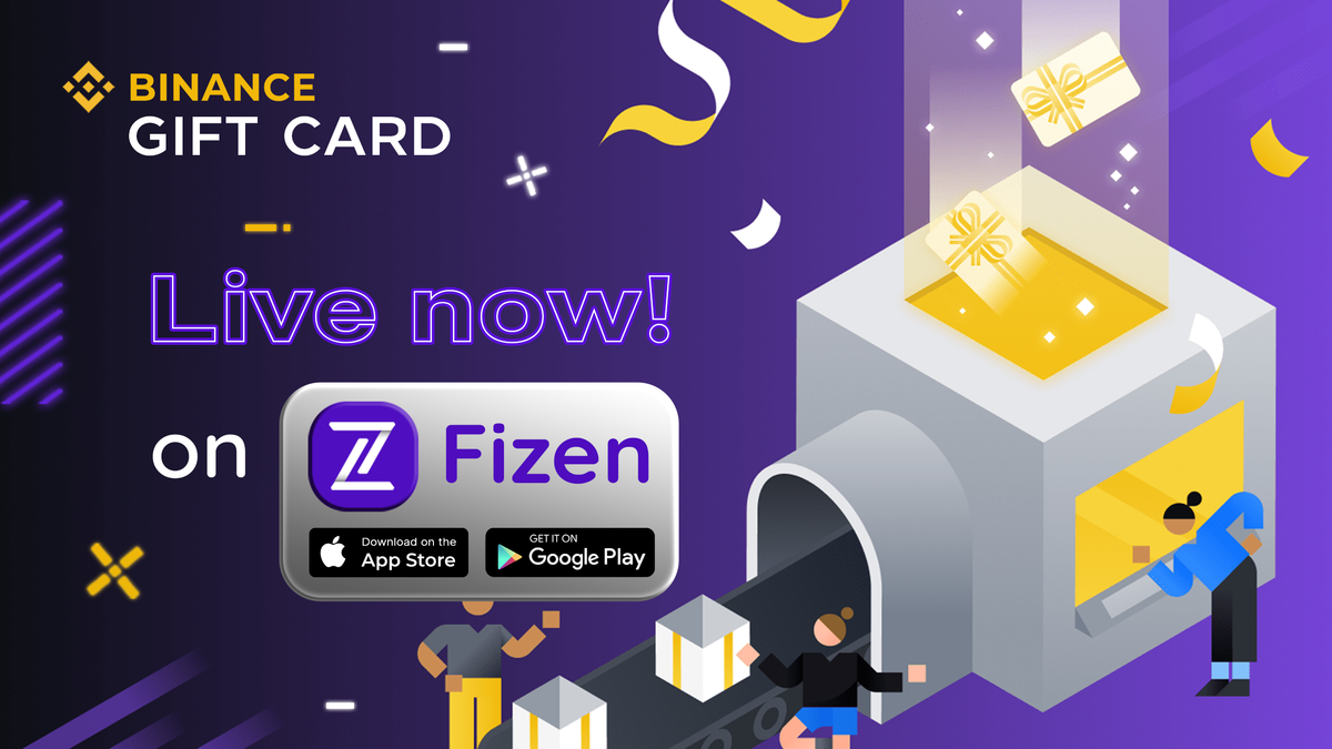 Binance Gift Card is now available in Fizen Super App