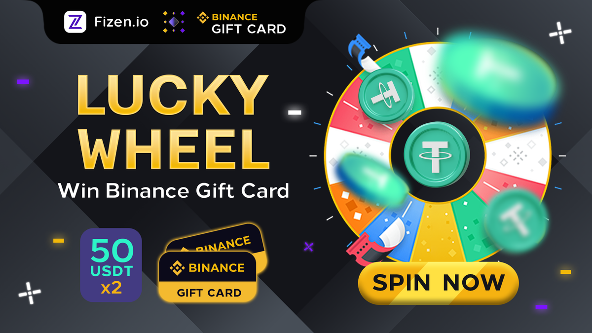 Celebrating 5-Month Partnership with Binance Gift Card — Join the $100 Reward Lucky Wheel! 🎡