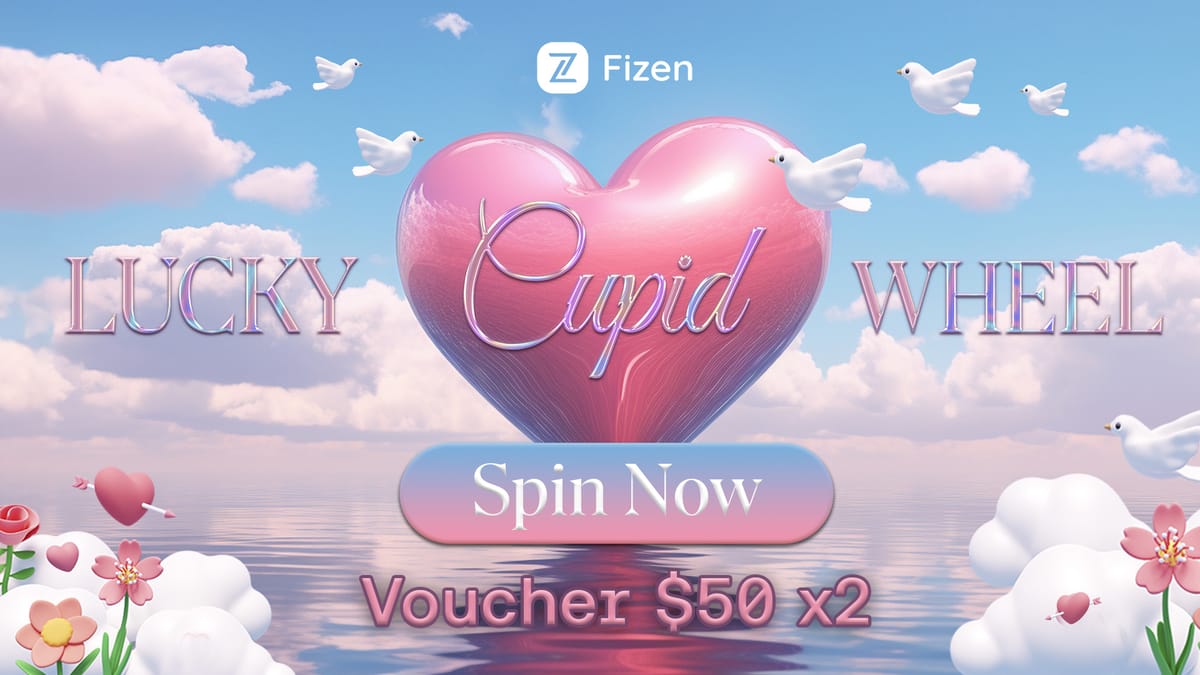 Win a Special $50 Trip & Hotel Voucher This Valentine with Fizen's Cupid Wheel