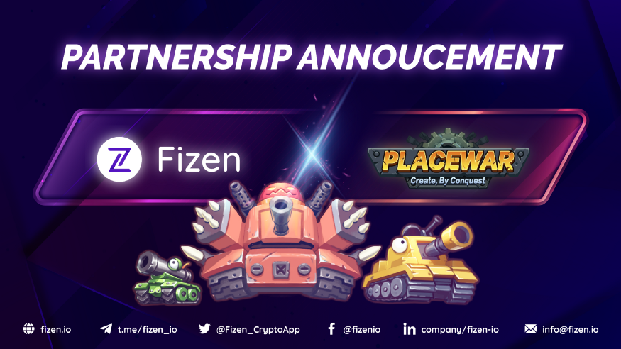 Fizen x PlaceWar: New Strategic Partnership to Boost Web3 Collaboration