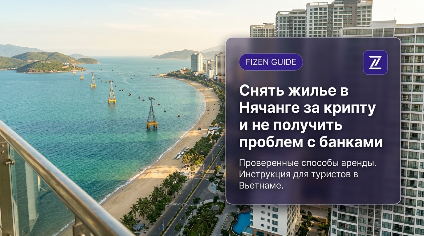 Снять жилье в Нячанге за крипту и не получить проблем с банками