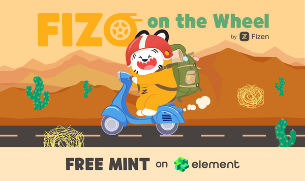 FIZO On The Wheel NFT For Free Mint On Element