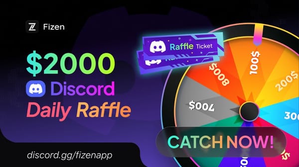 Get Lucky in Fizen's Daily Raffle! $2,000 of Prizes Up for Grabs