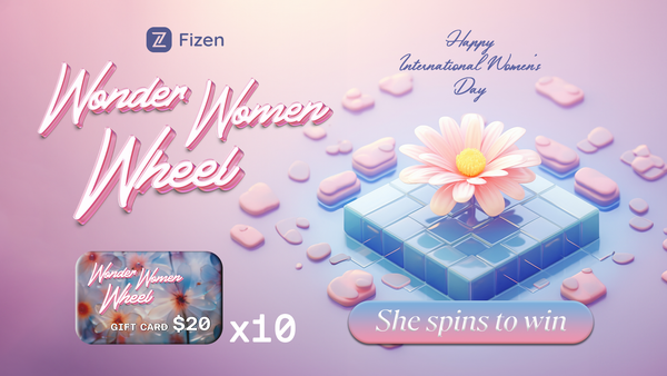 Wonder Women Wheel - She Spins To Win 10 Gift Card $20