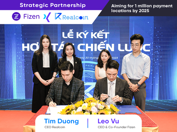 Fizen x Realcoin — Strategic Partnership for 1 Million Payment Locations Worldwide